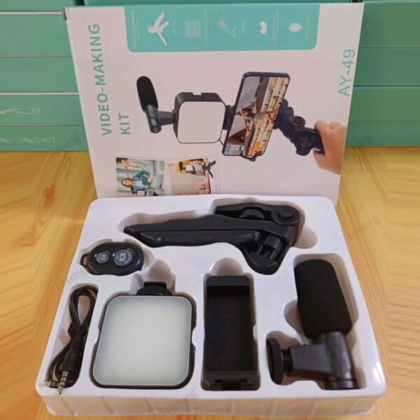 Remote Control Video Kits Microphone Led Fill Light Mini Tripod - Image 4