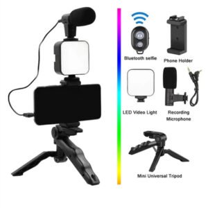 Remote Control Video Kits Microphone Led Fill Light Mini Tripod