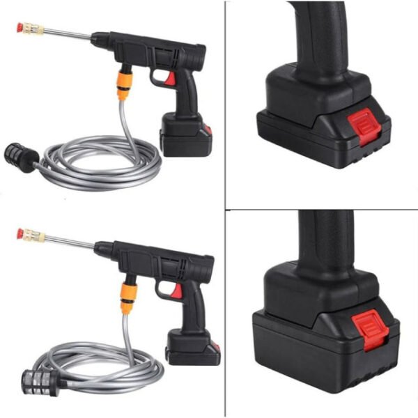 High Pressure Electric Car Washer Gun with 48V Rechargeable Battery - Image 4