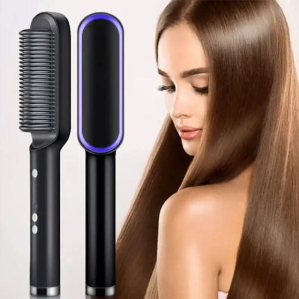 Smart hair straightener brush - Image 2