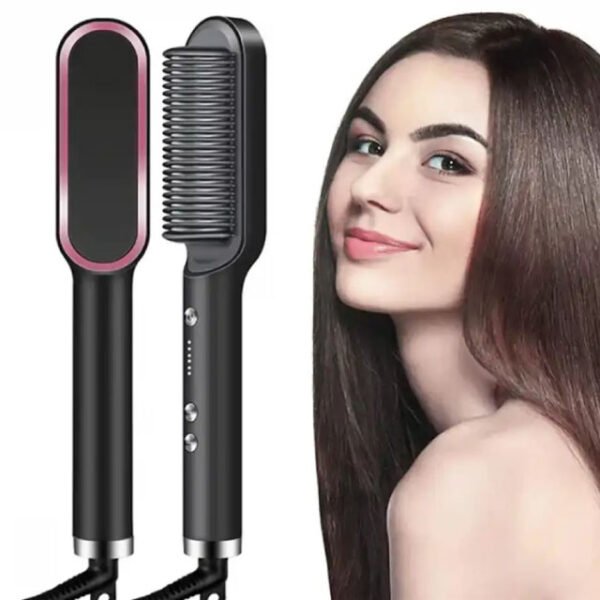 Smart hair straightener brush - Image 4